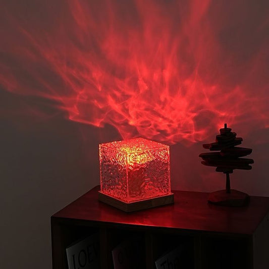 Ocean Wave Projector Light, Romantic LED Night Light with 3D Water Wave Effect