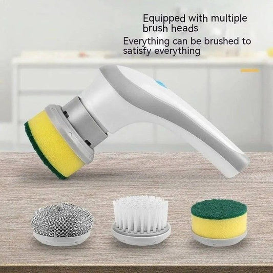 3 in 1 Magic Brush, Electric Spin Scrubber, Handheld Wireless Cleaning Brush for Kitchen Etc.