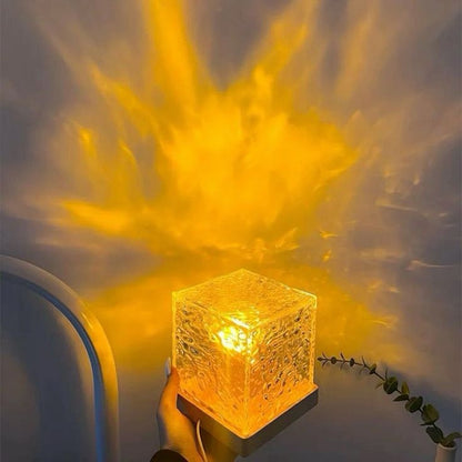 Ocean Wave Projector Light, Romantic LED Night Light with 3D Water Wave Effect