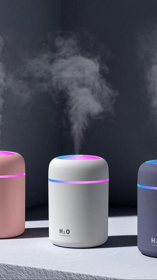 E.D H2O Humidifier for Room Moisture, Diffuser for Home Fragrance ( White)