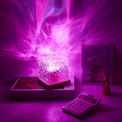 Ocean Wave Projector Light, Romantic LED Night Light with 3D Water Wave Effect