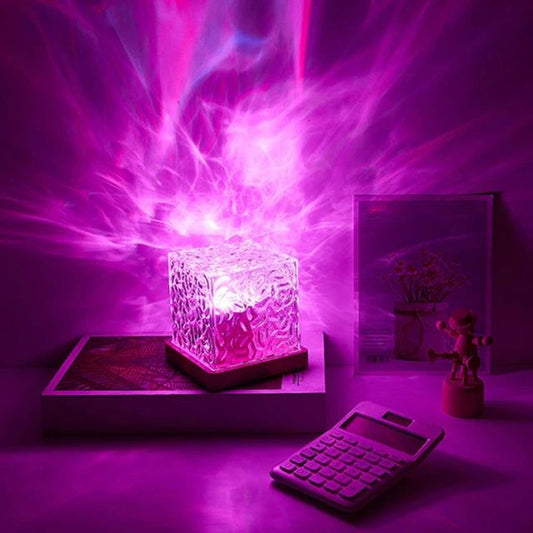 Ocean Wave Projector Light, Romantic LED Night Light with 3D Water Wave Effect