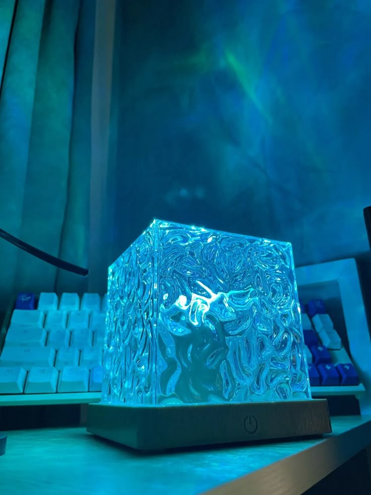 Ocean Wave Projector Light, Romantic LED Night Light with 3D Water Wave Effect