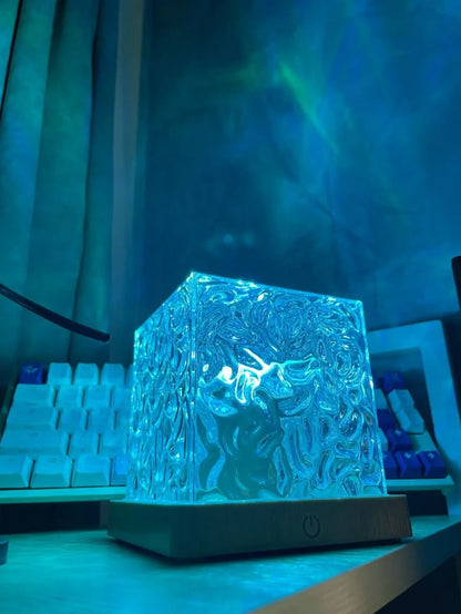 Ocean Wave Projector Light, Romantic LED Night Light with 3D Water Wave Effect