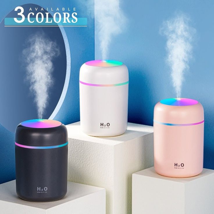 E.D H2O Humidifier for Room Moisture, Diffuser for Home Fragrance ( White)