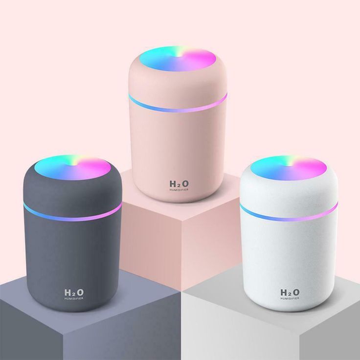 E.D H2O Humidifier for Room Moisture, Diffuser for Home Fragrance ( White)