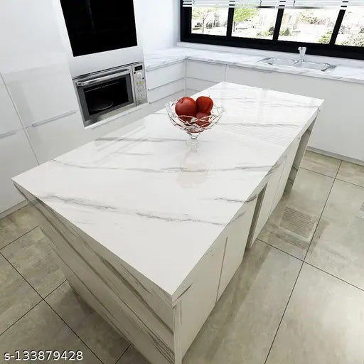 White Marble Wallpaper for Wall Home and Office Wallpaper Self Adhesive